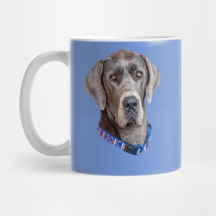 Head of a Blue Great Dane Mug